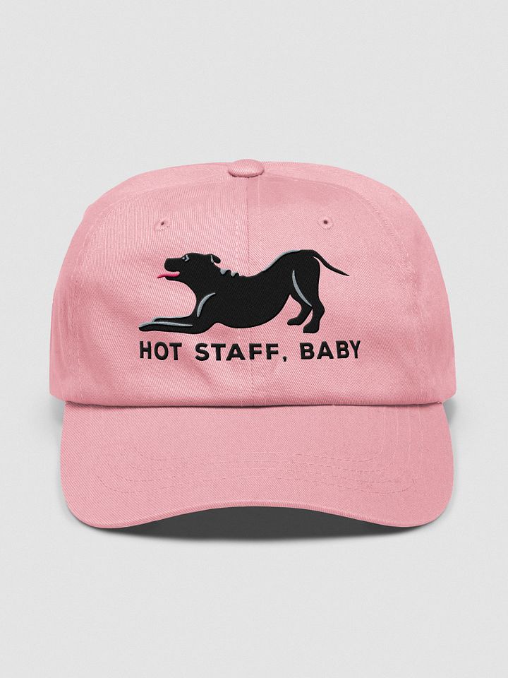 Hot Staff, Baby Classic Dad Hat(Embroidered) of a Staffordshire Terrier(Black) product image (25)