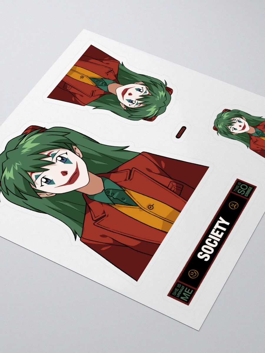 Anti-Woke Clown Tsundere Sticker Set product image (3)