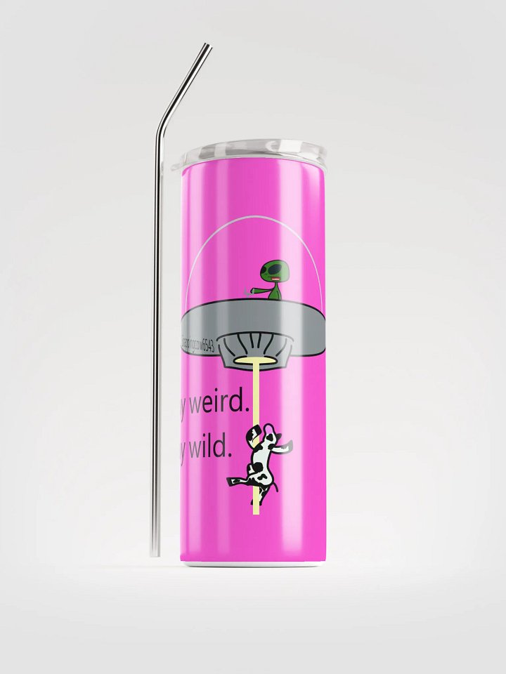 Stay Wild. Stay Weird. Tumbler (Pink). product image (2)