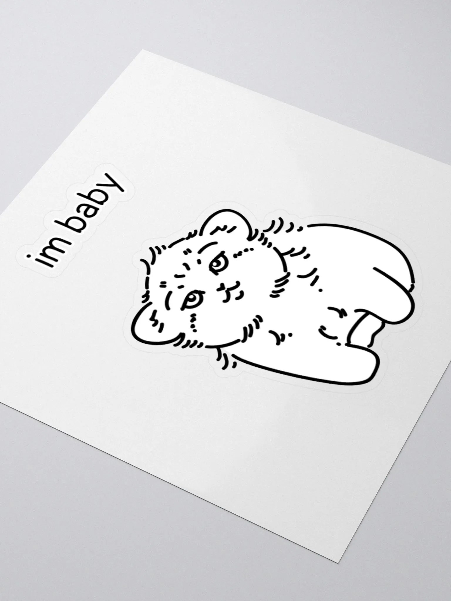 I'm Baby Manul - Sticker product image (9)