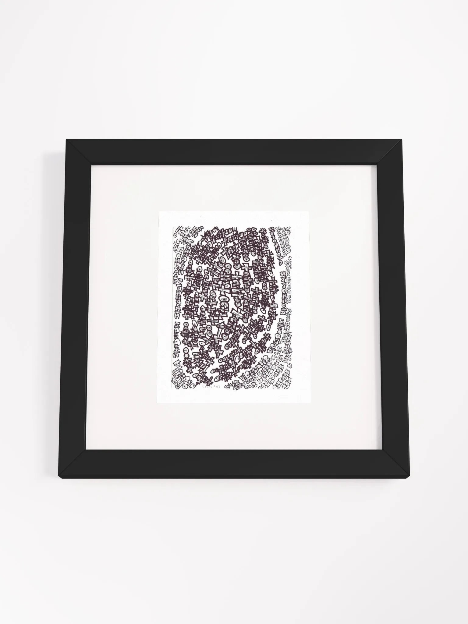 shnozolla tattoo Panel Card Print Framed product image (4)