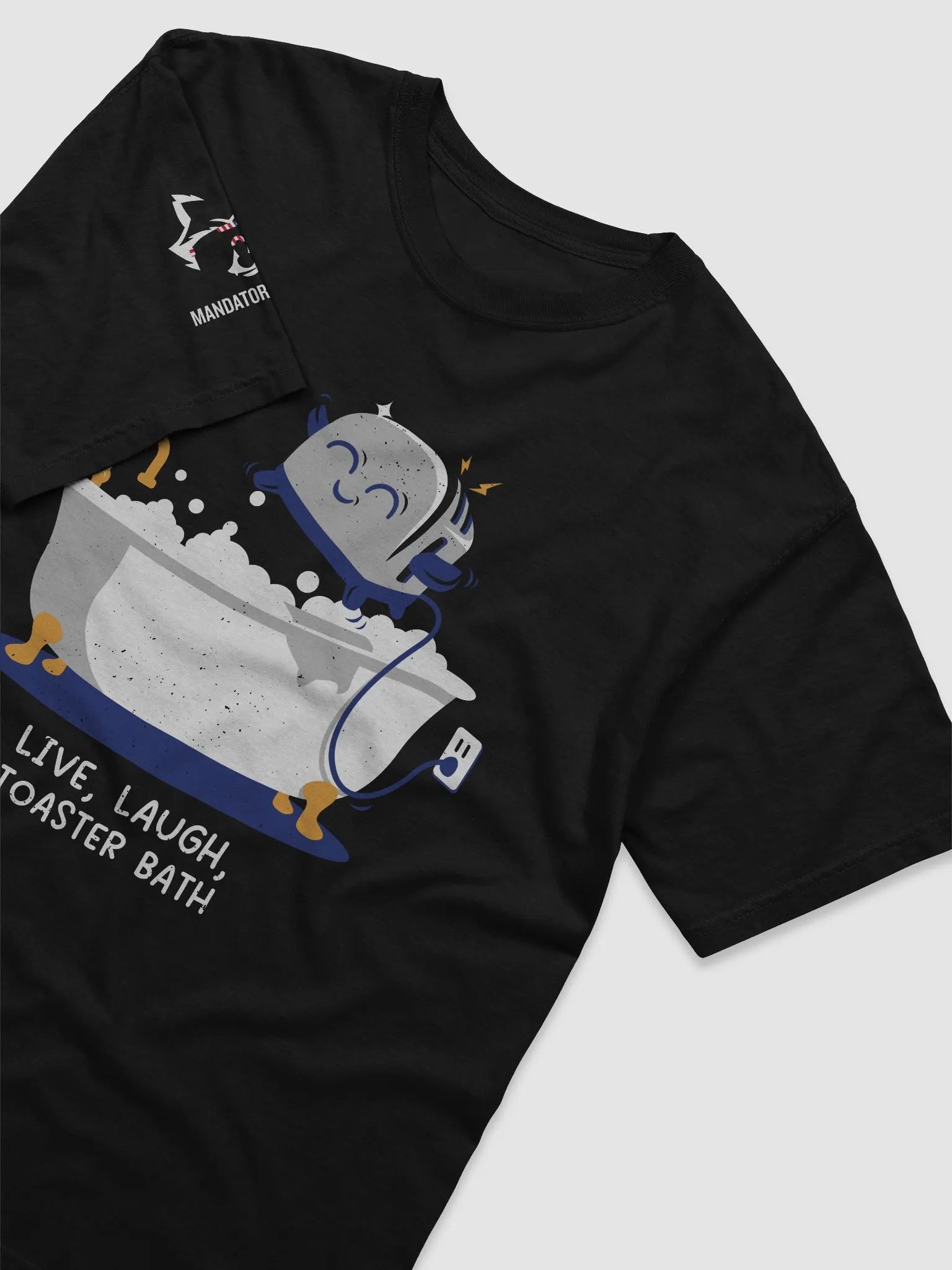 Live, Laugh, Toaster Bath Men's Tee product image (51)