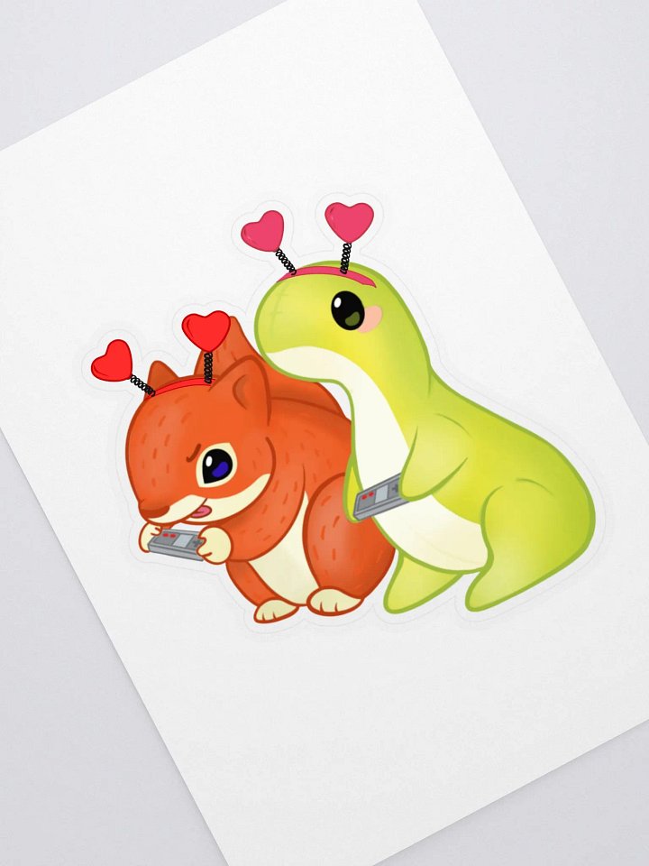 Squirrel Valentine Sticker product image (1)