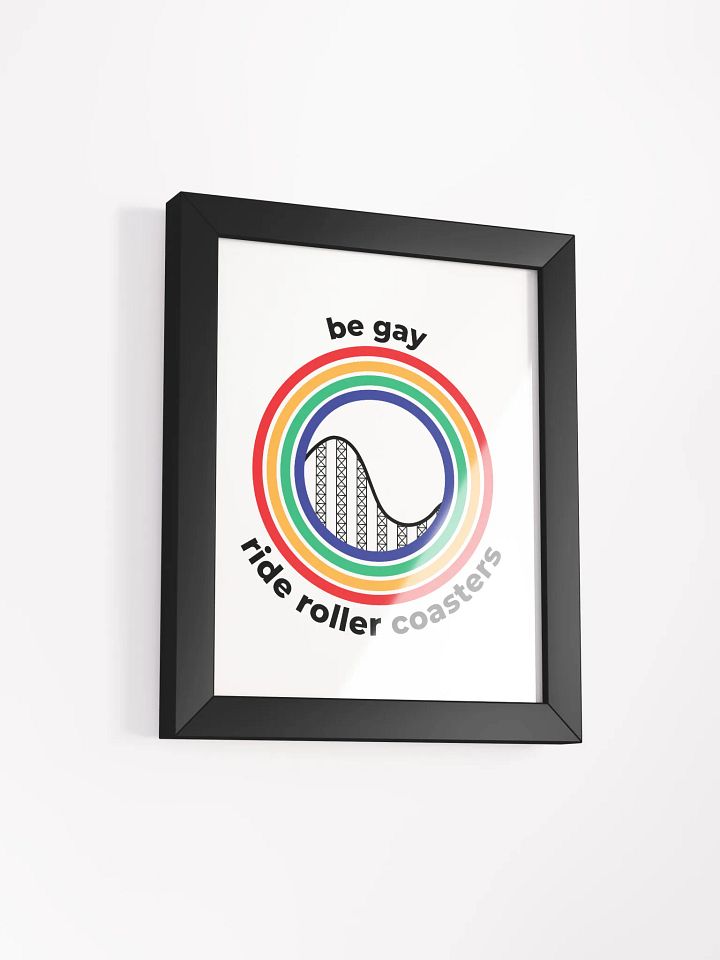 Be Gay Ride Roller Coasters - Print product image (11)