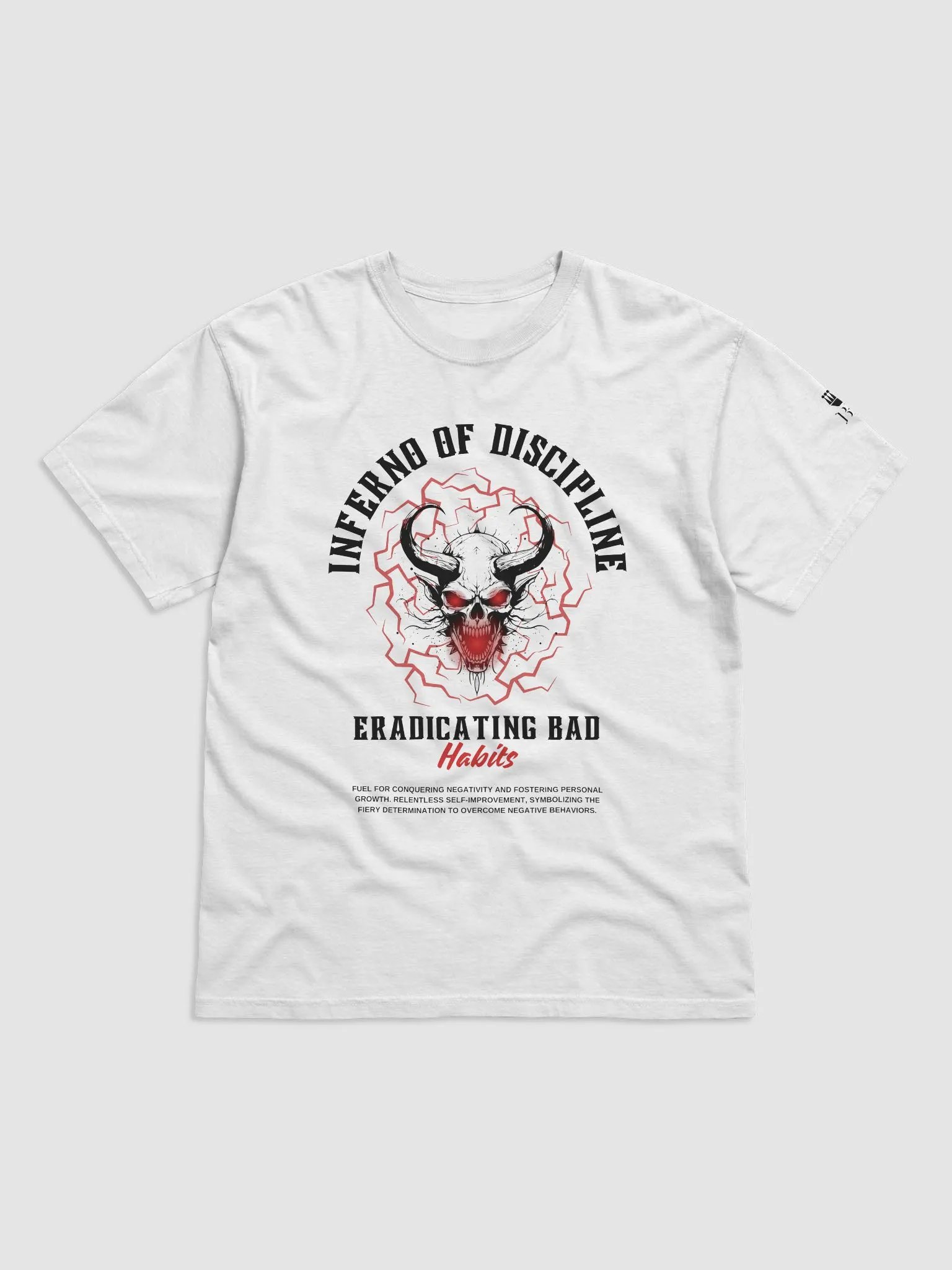 Inferno of Discipline: Eradicating Bad Habits Relaxed T-shirt product image (1)