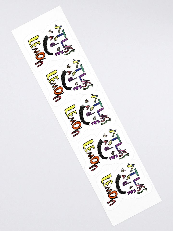 Atlas's Lemonade Kiss Cut Stickers (Set of 5) product image (2)