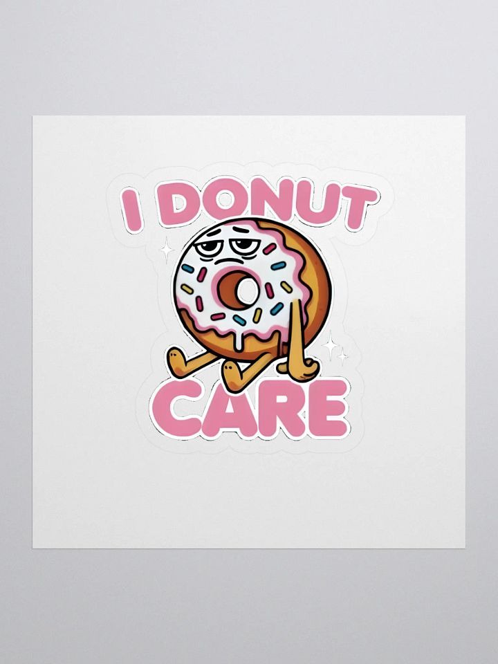 I Donut Care Sticker Set product image (1)