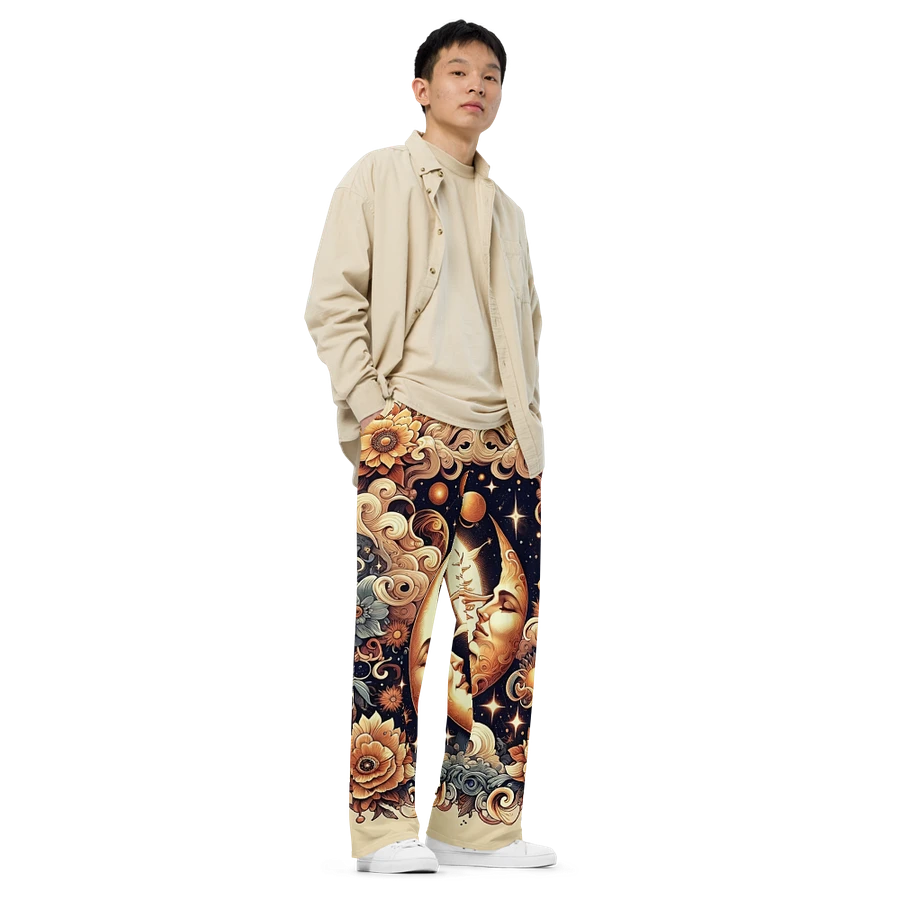 All-Over Print Unisex Wide-Leg Pants product image (3)