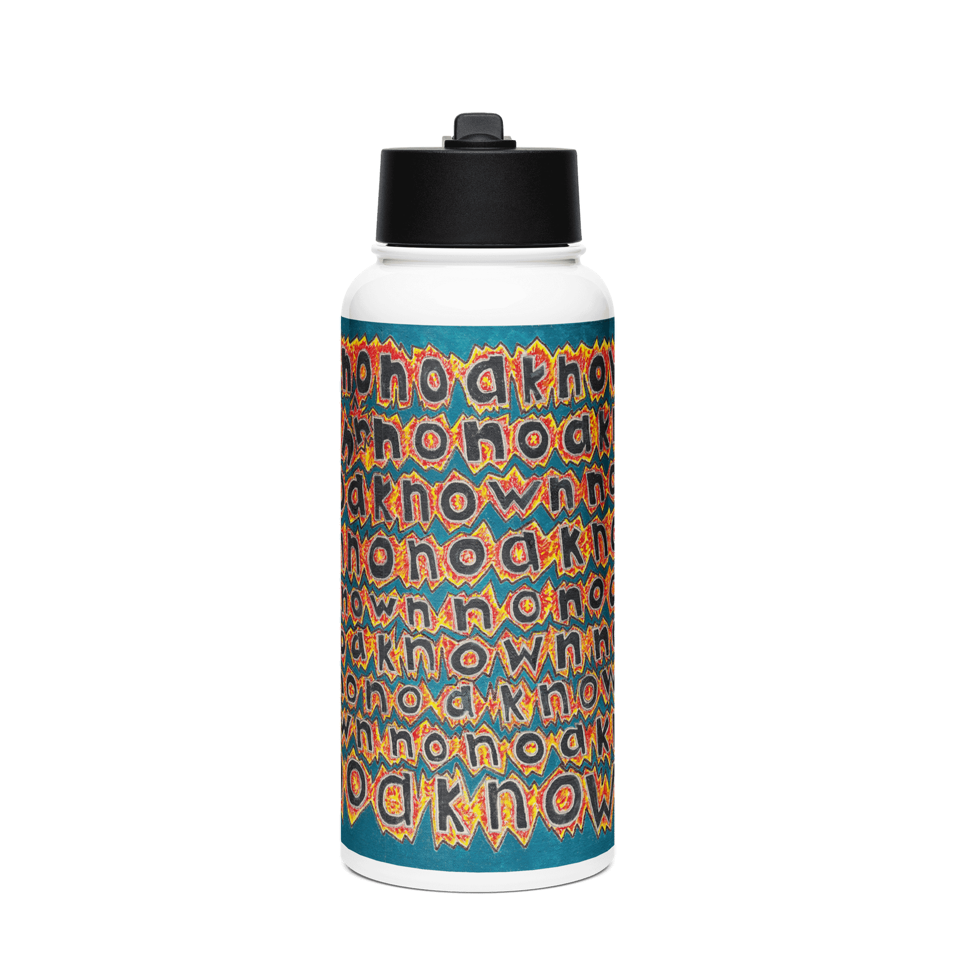A Wild Woman Stainless Steel Water Bottle with a Straw Lid product image (1)