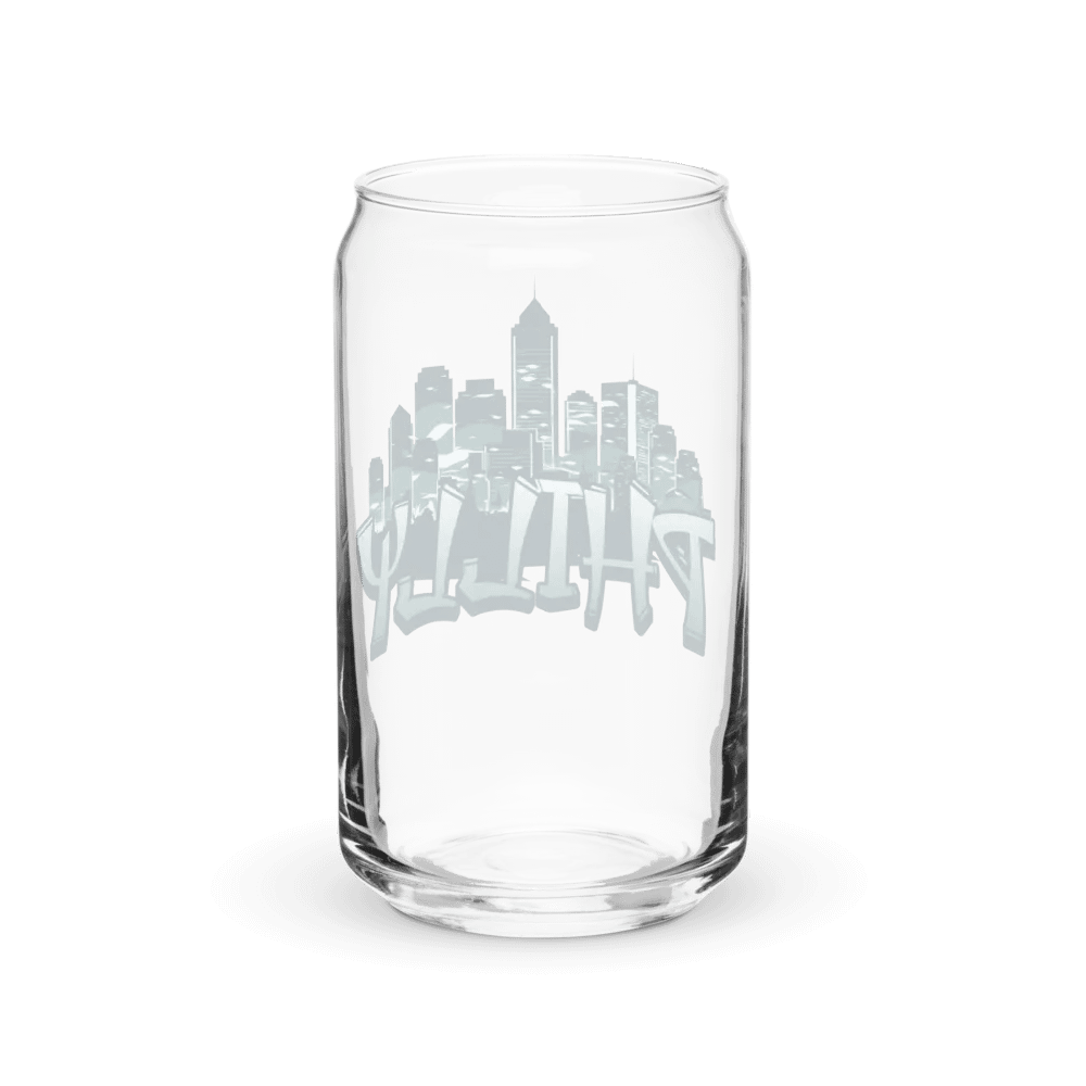 GREEN PHILLY CITYSCAPE Can-Shaped Glass - GREEN product image (8)