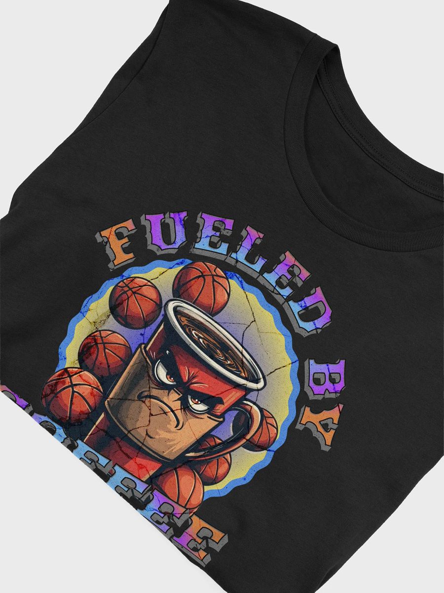 Fueled By Coffee Basketball Cartoon T-Shirt product image (3)