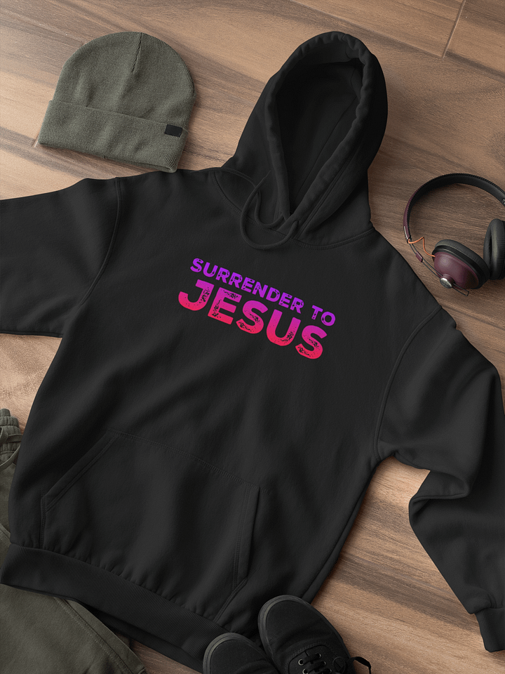Christian Hoodie SURRENDER TO JESUS product image (1)