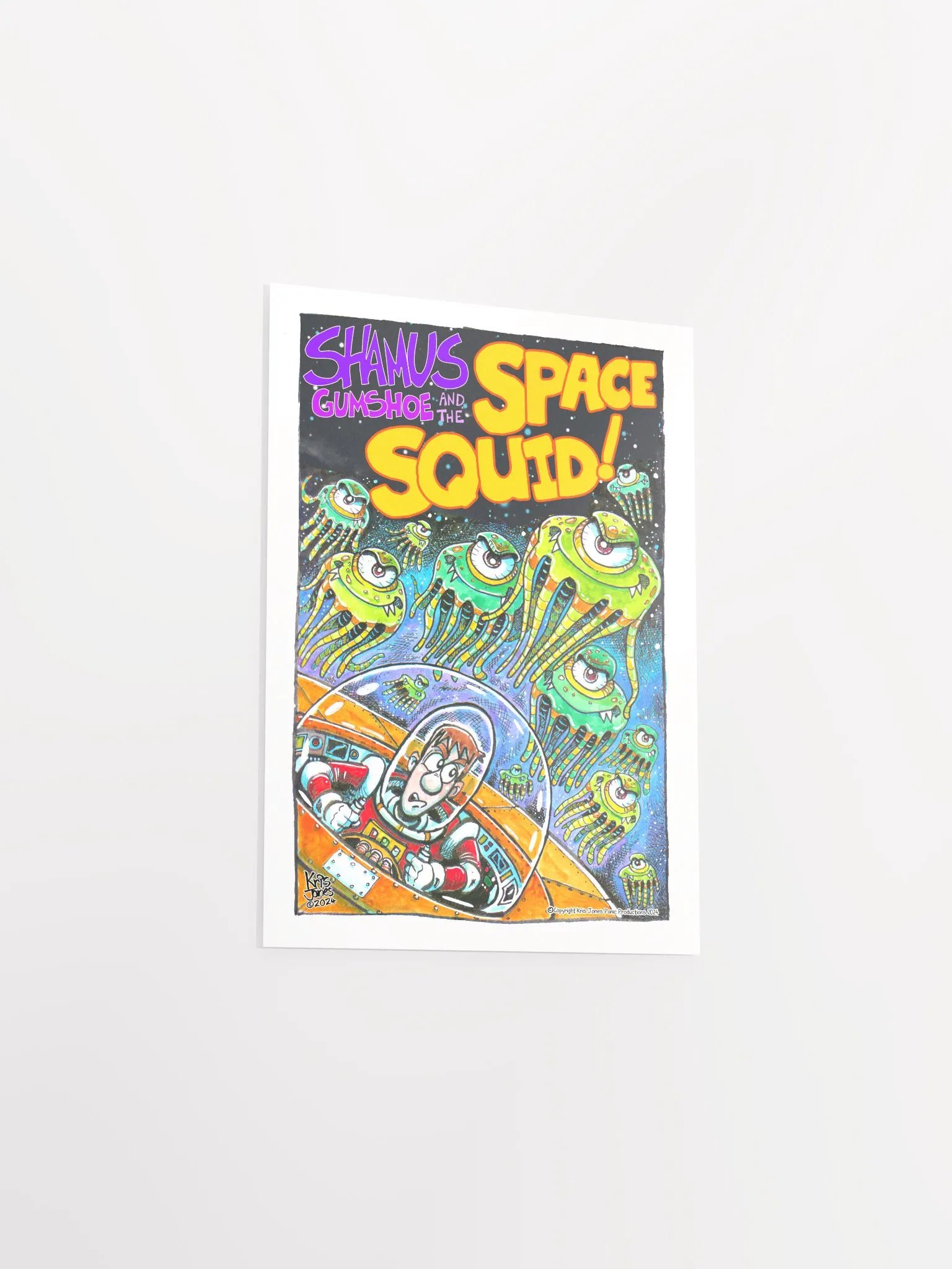 ATTACK OF THE KILLER SPACE SQUID POSTER product image (3)