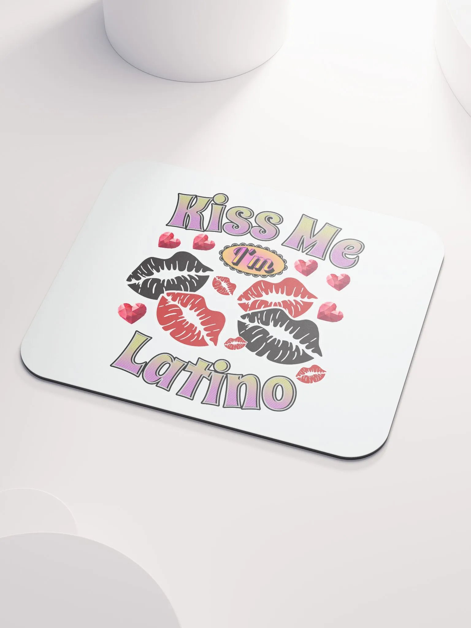 Kiss Me Im Latino Pride Mouse Pad product image (3)