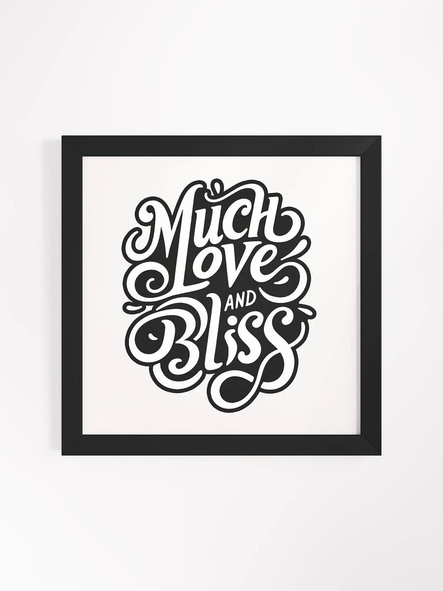 Framed High-Quality Matte Poster (square) product image (1)