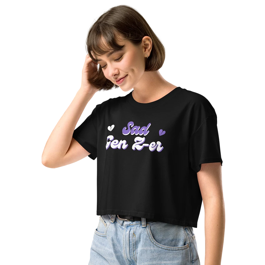 Sad Gen Z-er Crop Top product image (6)