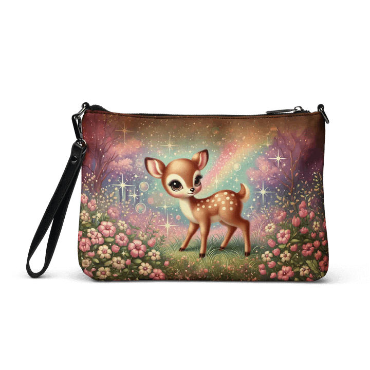 Rainbow Deer Crossbody Bag - Whimsical Purse product image (2)