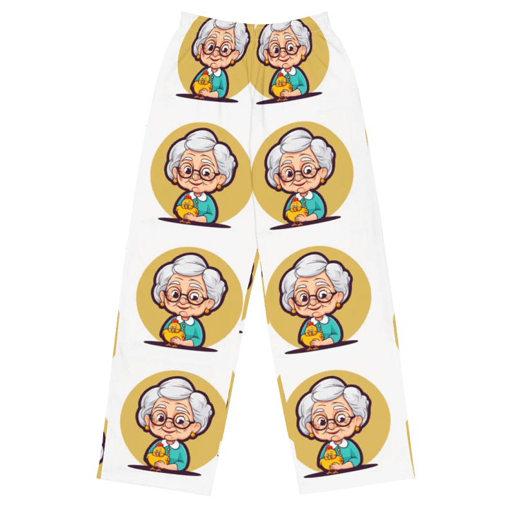 Elderly Elegance Unisex Wide-Leg Pants product image (1)