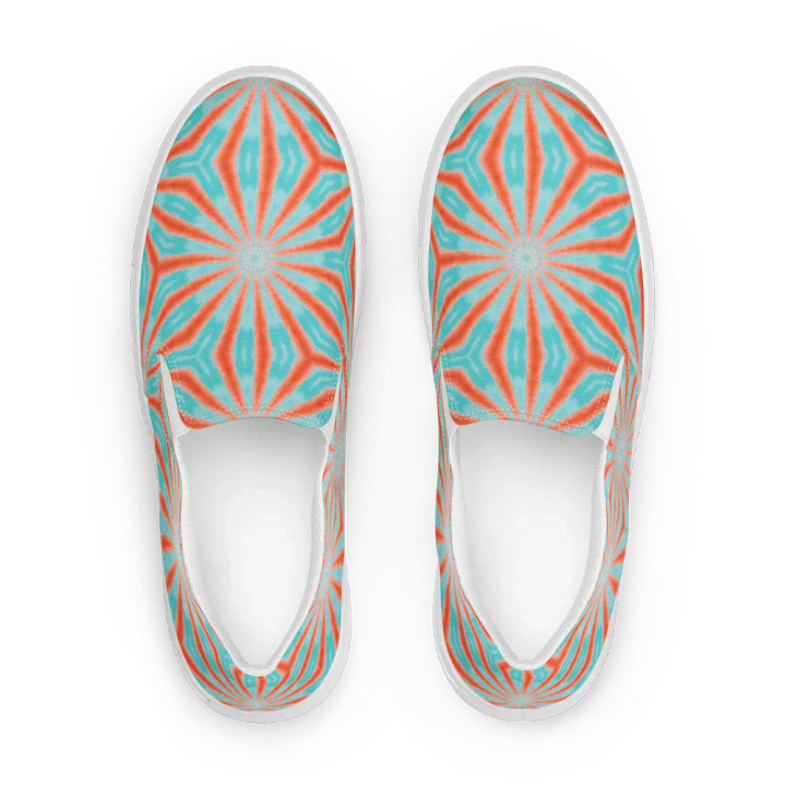 Radiant Burst Women's Canvas Slip-Ons product image (1)