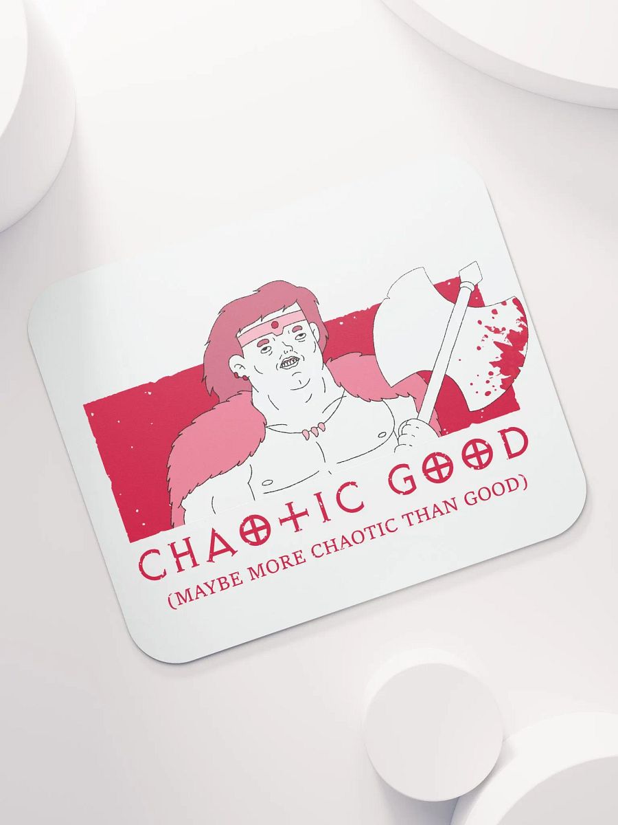CHAOTIC GOOD BARBARIAN - Mouse Pad product image (7)