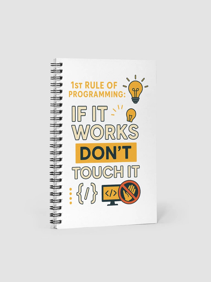 1st Rule of Programming NoteBook 😄 product image (1)