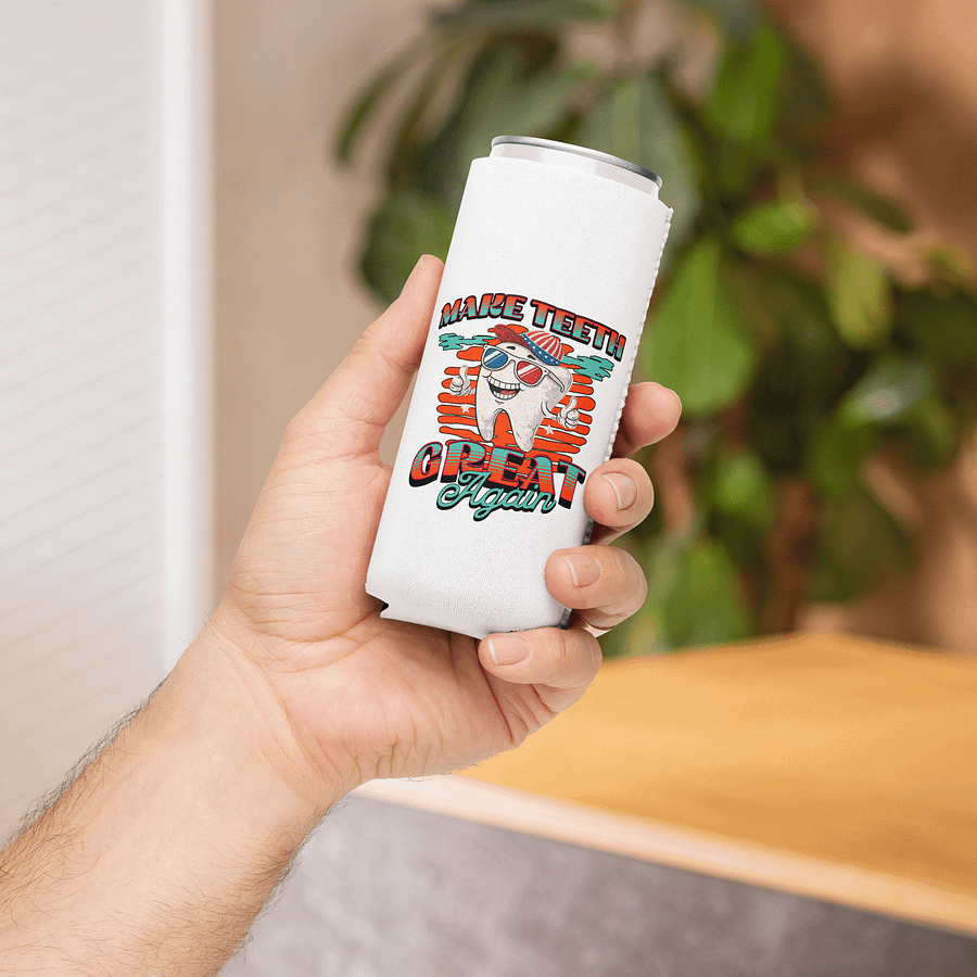 Make Teeth Great Again Cool Tooth Can Cooler product image (4)
