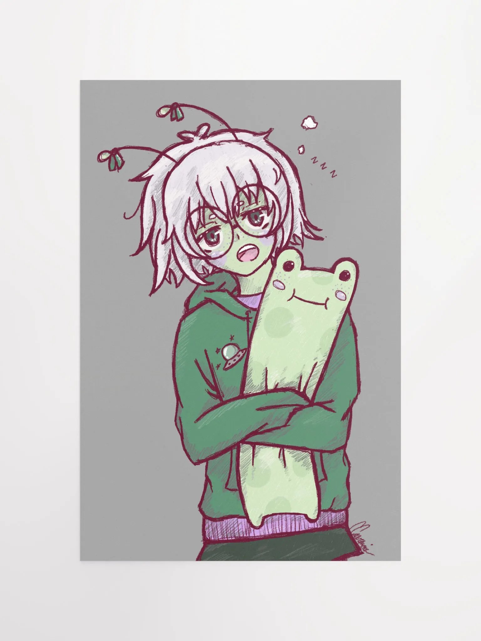 Sleepy Hoodie Rhaps Mini-Poster product image (4)