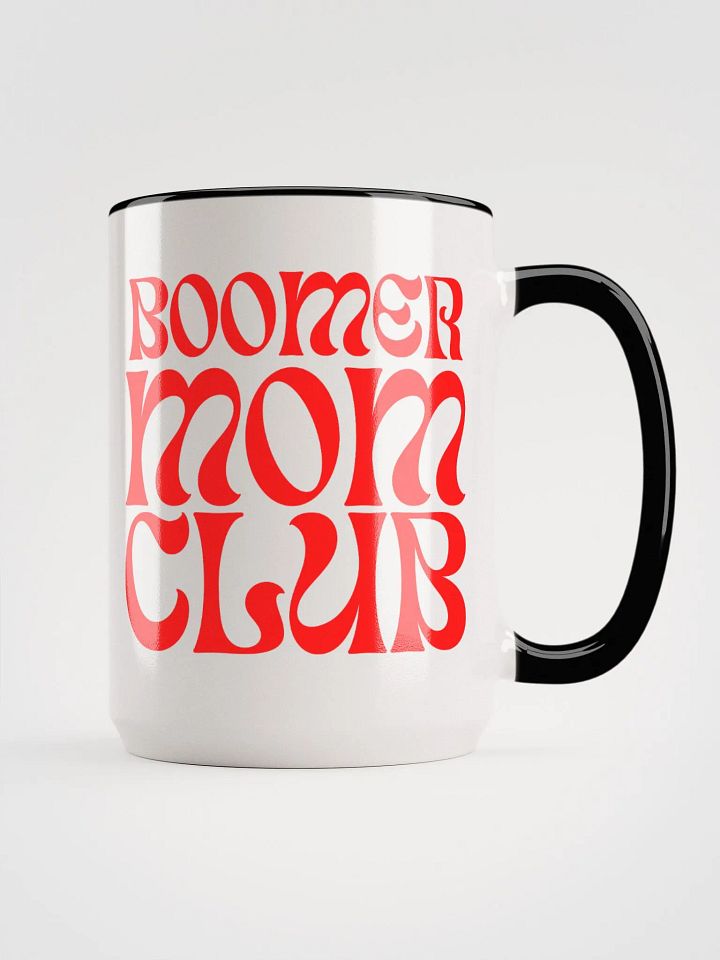 Boomer Mom Club (red font) Mug Large Ceramic Mug product image (1)