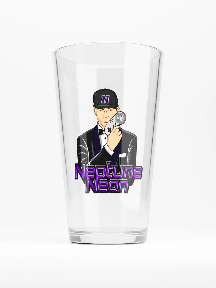 Neptune Neon Gaming Shaker Pint Glass product image (1)