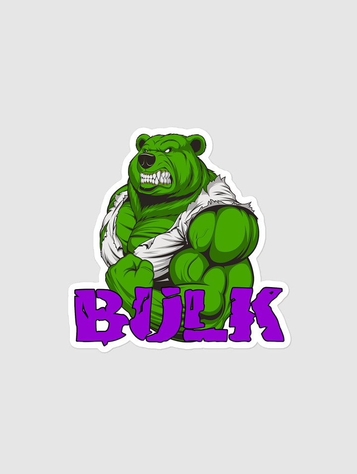 Bear Hulk - Sticker product image (1)