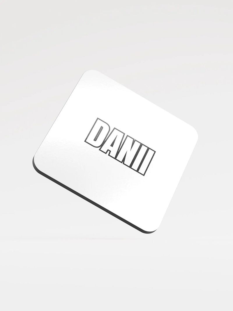DANII WHITE BLACK COASTER