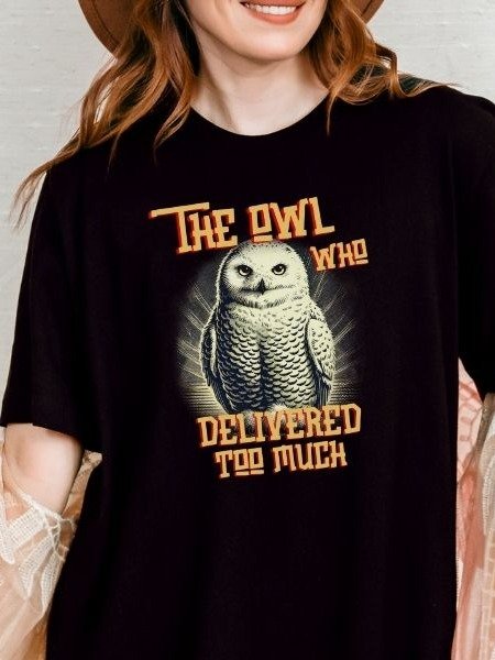 Hedwig Owl Funny Vintage Pulp Mystery Harry Potter Shirt product image (17)