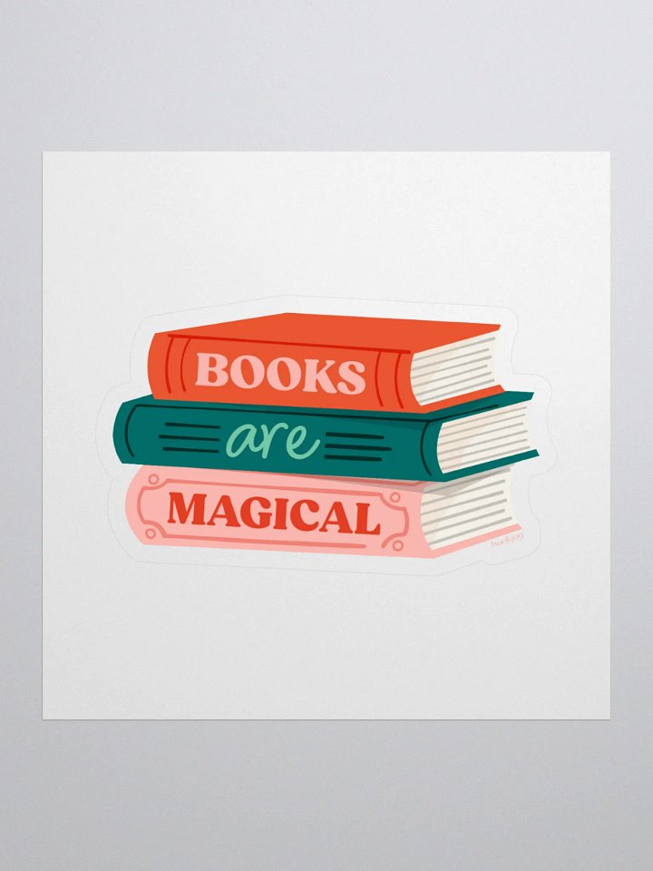 Books Are Magical Sticker product image (1)