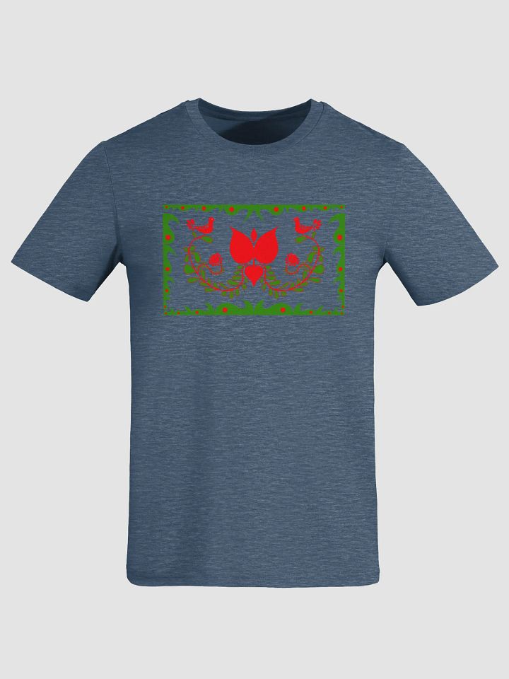 Made In Hungary Folk Art Birds Organic T-Shirt product image (1)