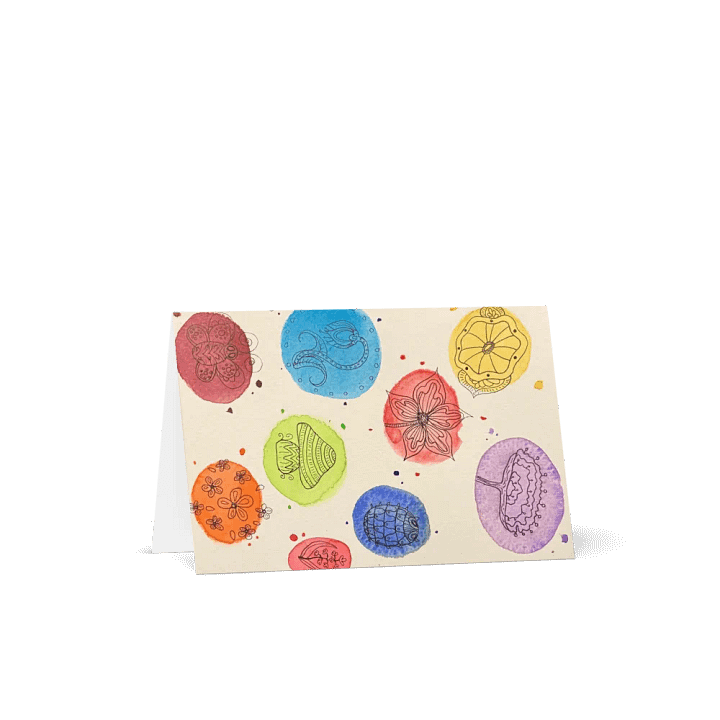 Whimsical Blooms Greeting Card product image (1)