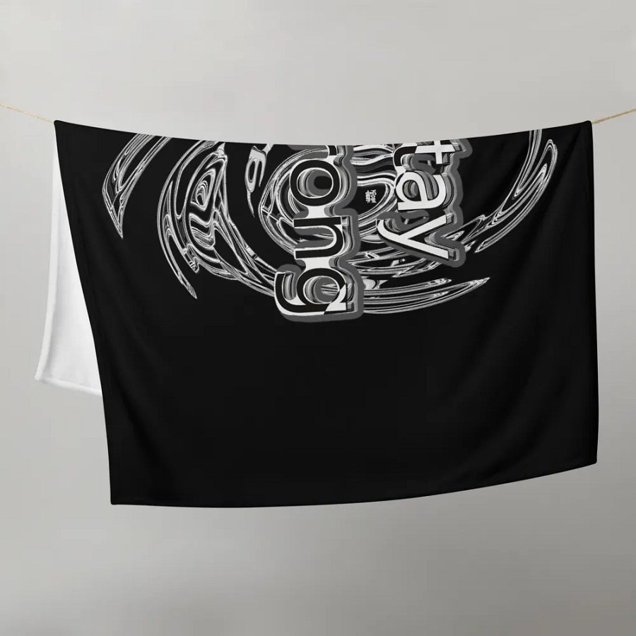 Stay Strong - Black - Throw Blanket product image (9)