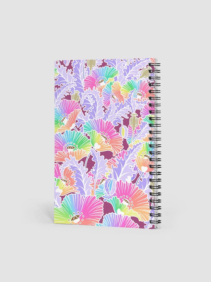Rainbow Poppy Field Notebook product image (2)
