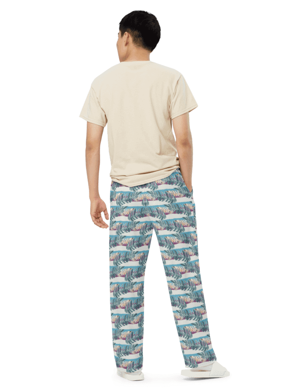 Tropical Stripes | Unisex Wide-Leg Pants product image (2)