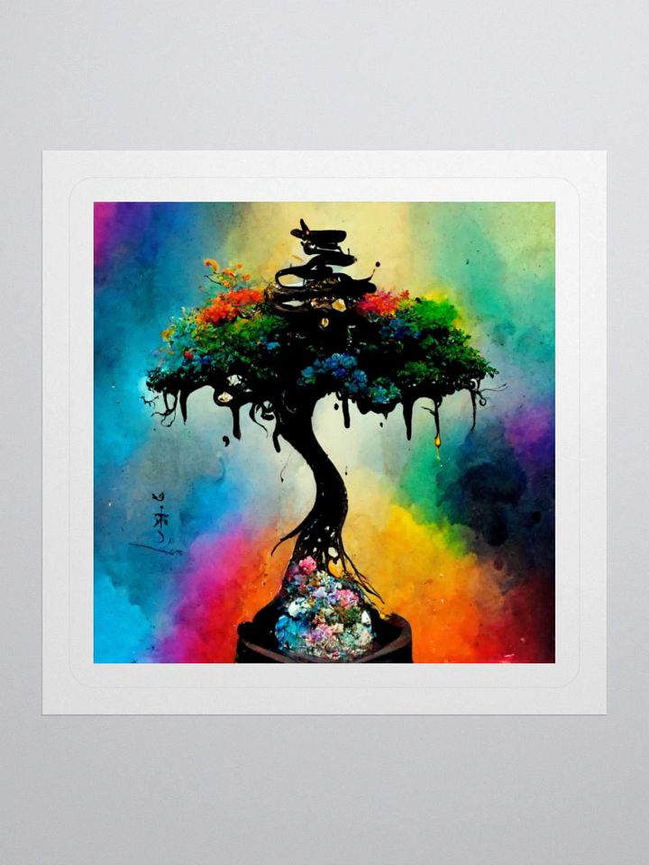 Ethereal Tree Kiss Cut Stickers product image (2)