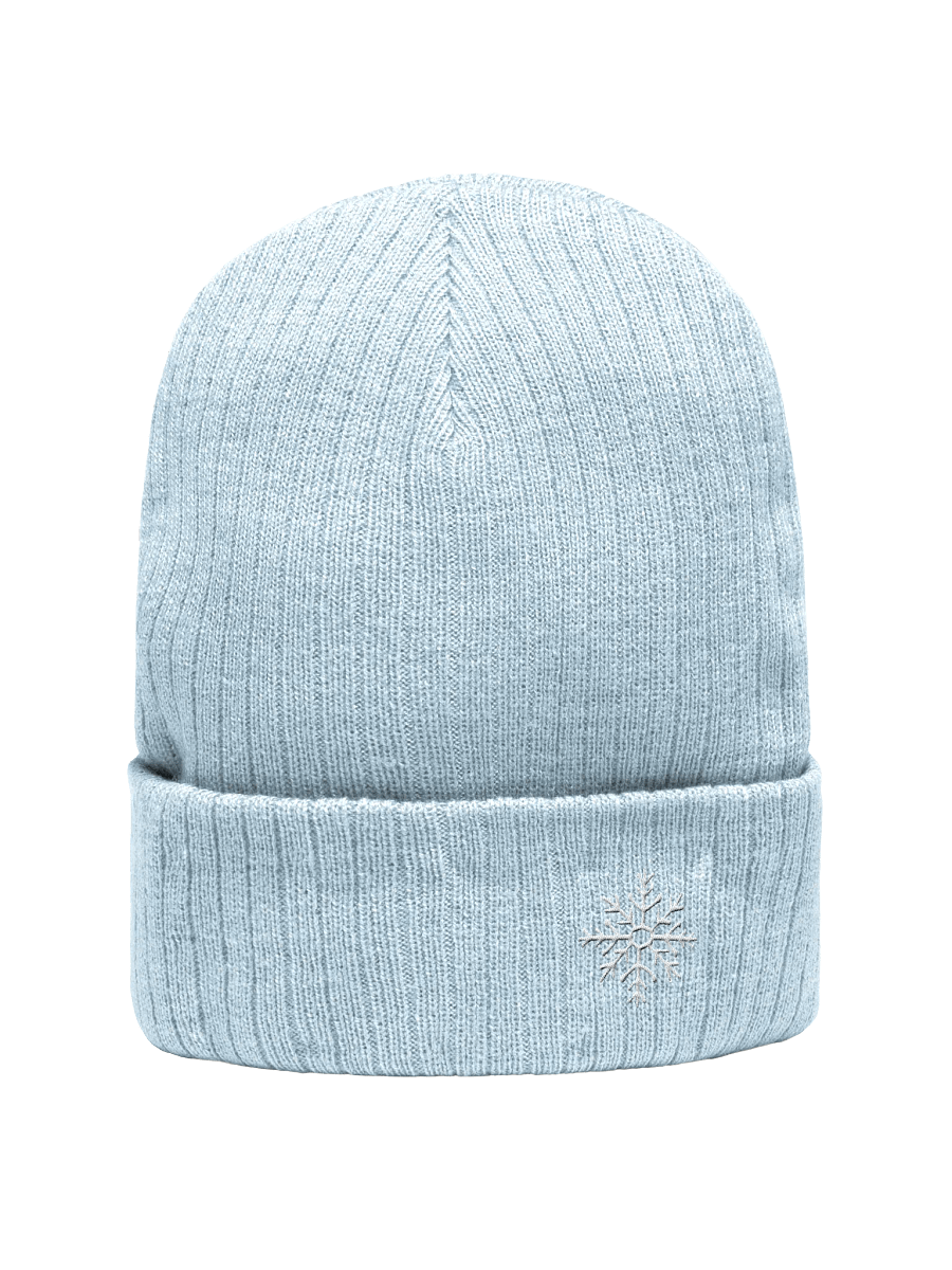 Pixelated Embroidered Snowflake Beanie product image (11)