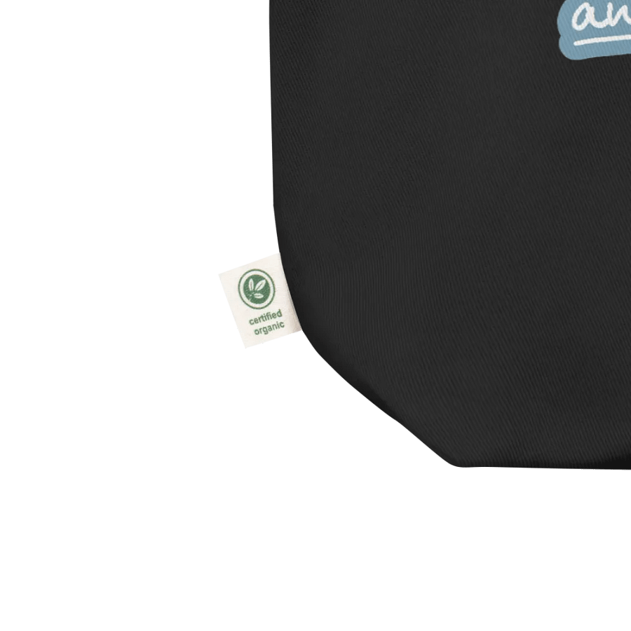 Bubbly and a B*tch (lined design, #709AAF) tote bag product image (2)