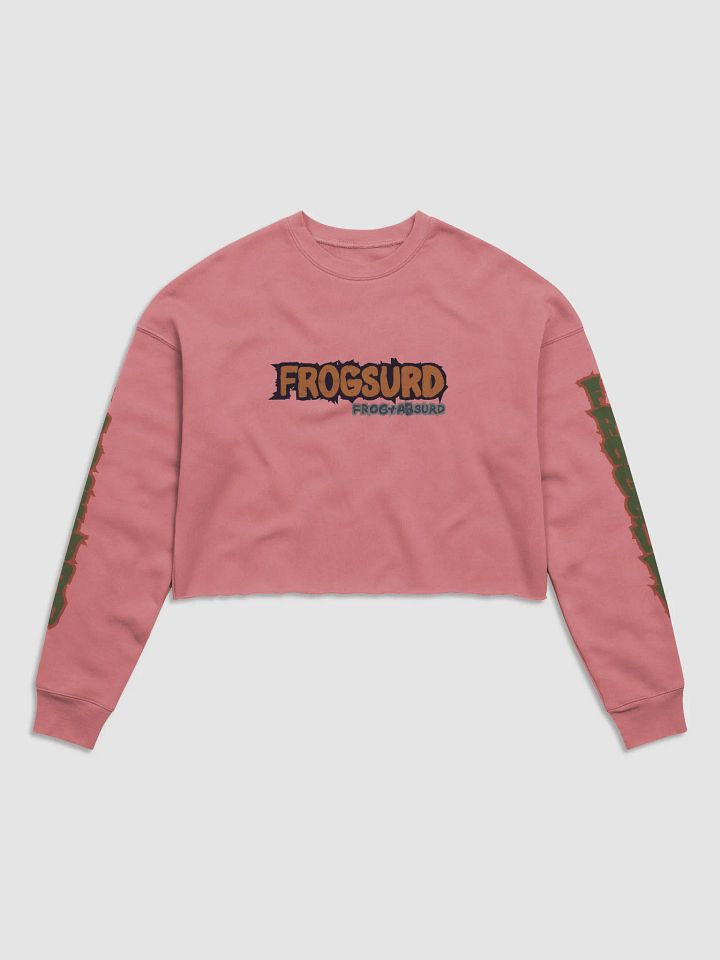THE FROGSURD Bella+Canvas Women's Fleece Crop Sweatshirt product image (2)
