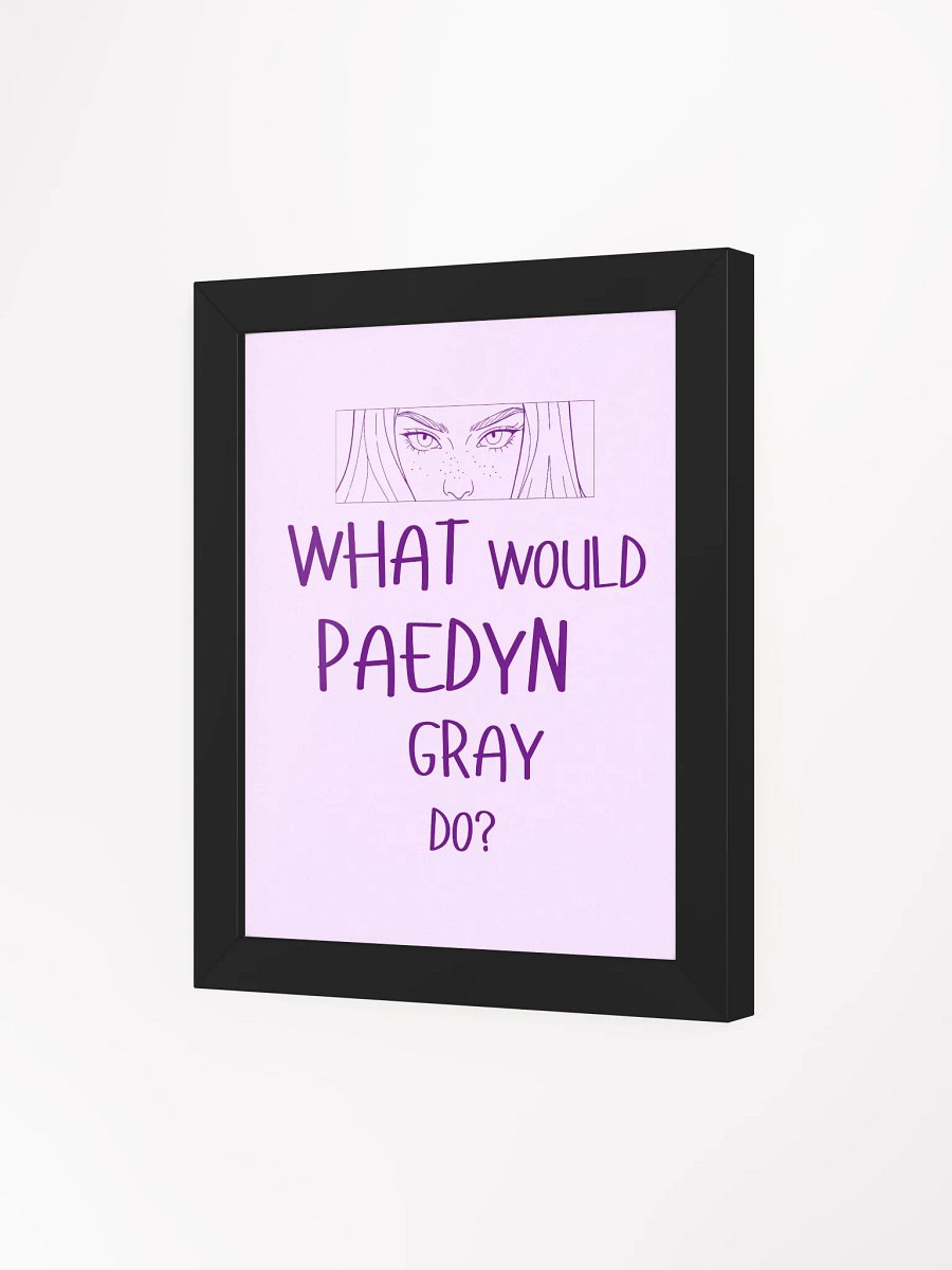 Paedyn Gray Framed Poster product image (7)
