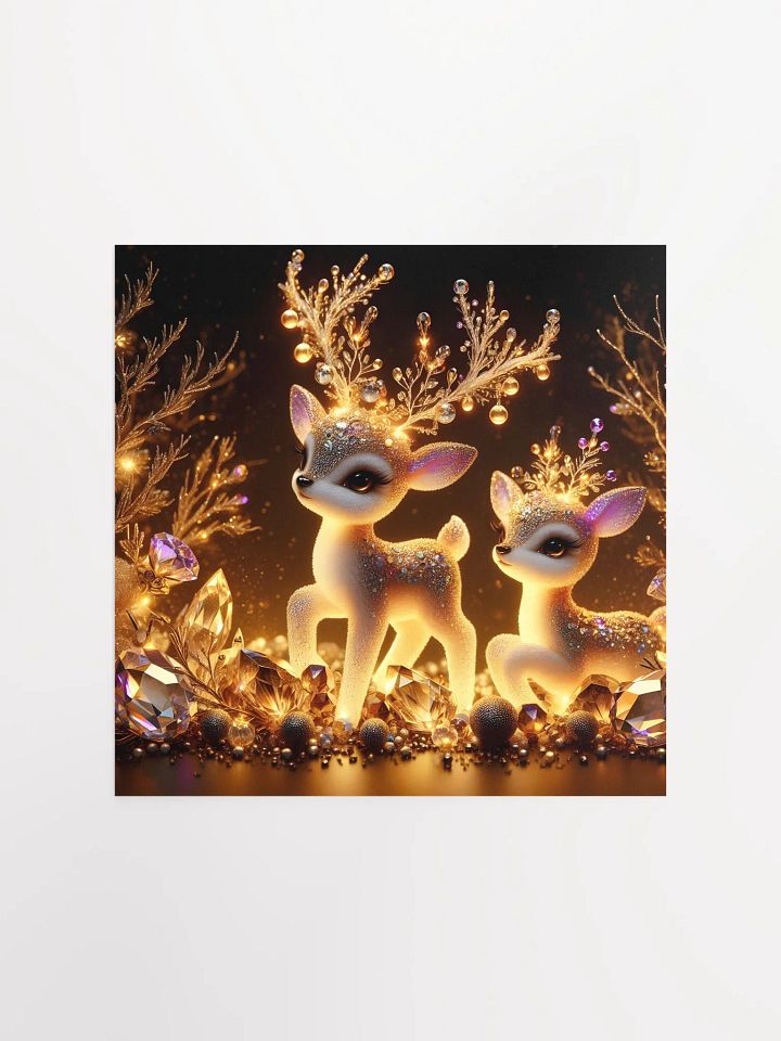 Enchanted Fawn Glitter Poster product image (2)