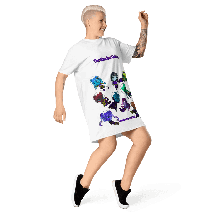 The Shadow Galaxy (Floating Shadow Bears) T-Shirt Dress product image (8)