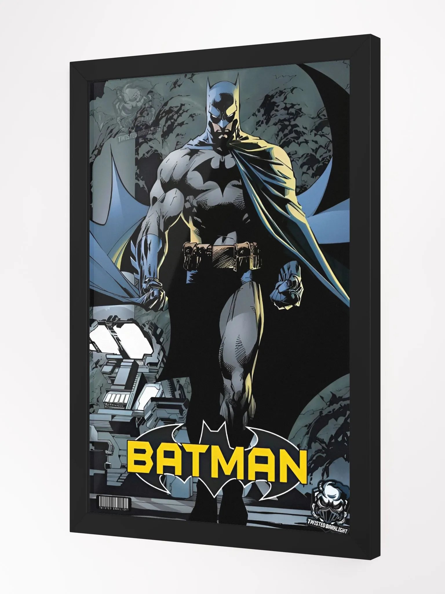 Batman Comic Style Framed Poster - Size: 12" x 18" product image (1)
