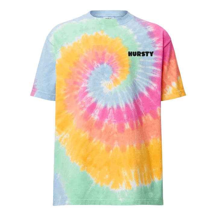 SauceBox Tie-Dye T-Shirt - Black Text product image (2)