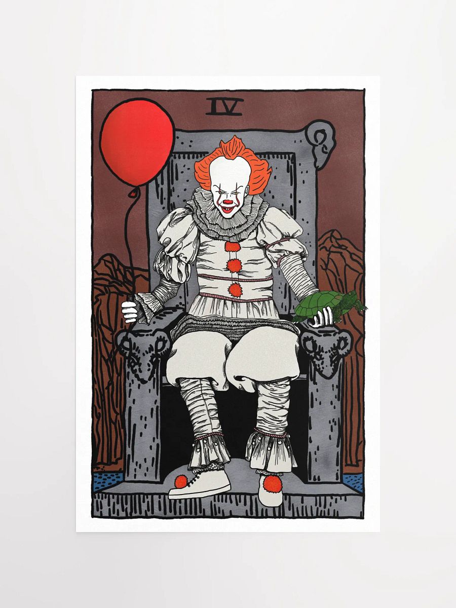 New Pennywise Emperor Tarot Card Print product image (4)