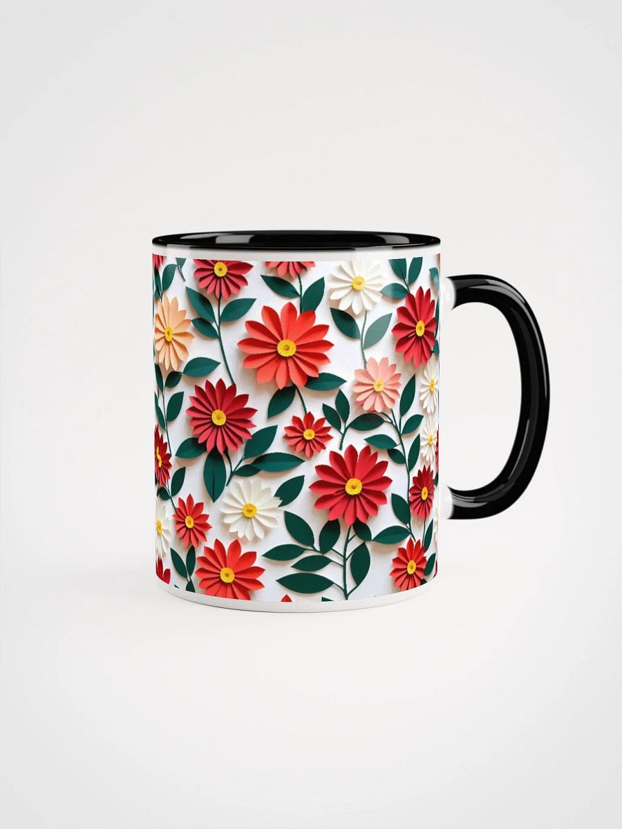 Vibrant Floral Symphony Ceramic Mug product image (3)