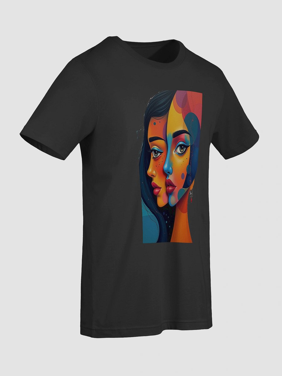 Vibrant Geometric Portrait T-Shirt product image (96)